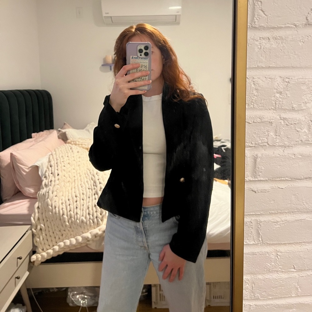 Joie cropped blazer